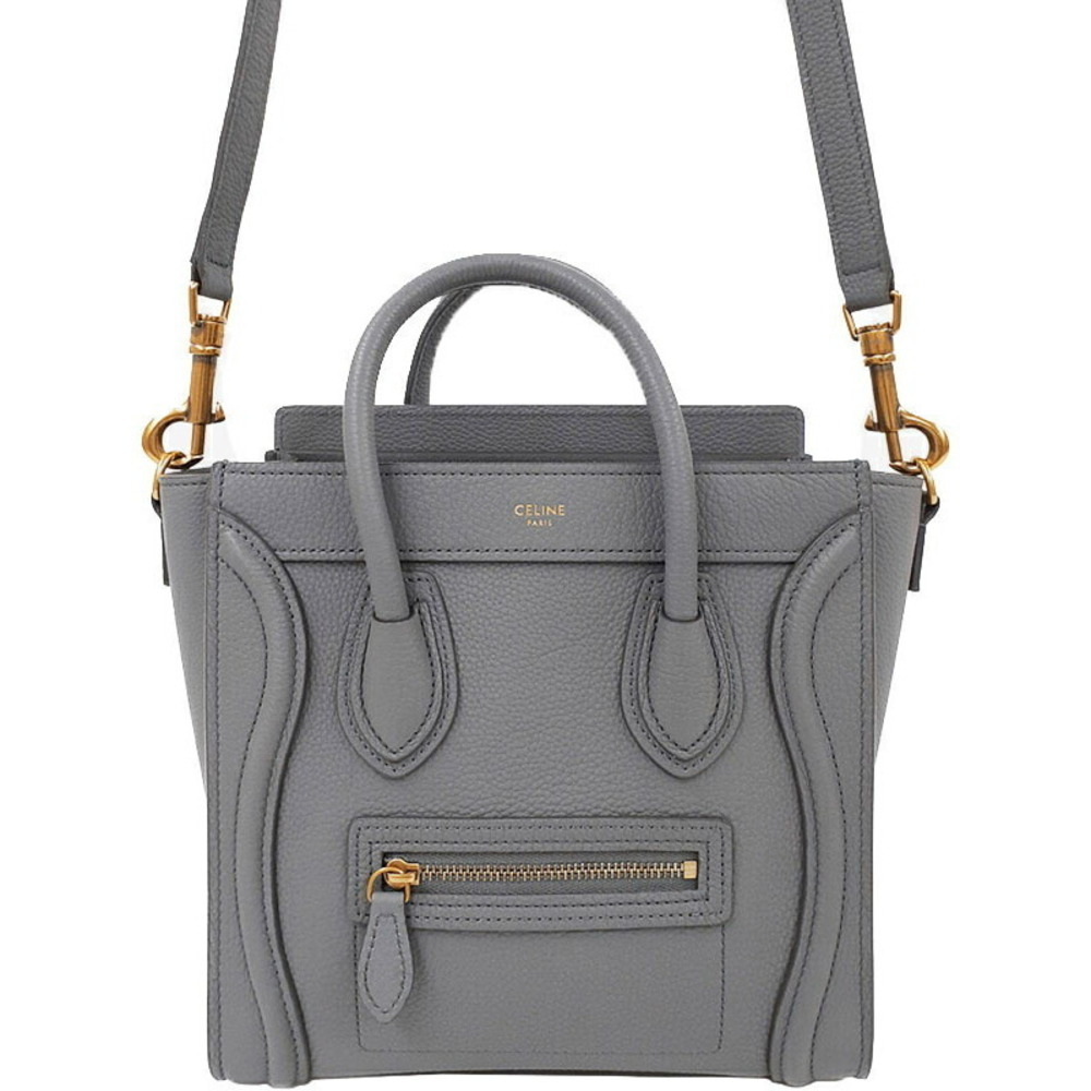 Celine Luggage Shopper Leather Shoulder Bag